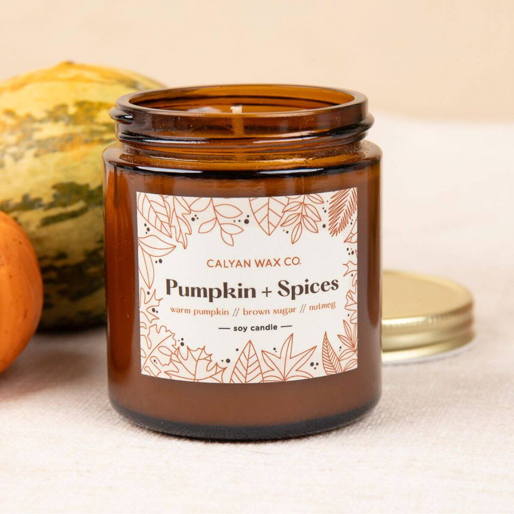Pumpkin + Spices Soy Candle Heart of Autumn — Hygge Box