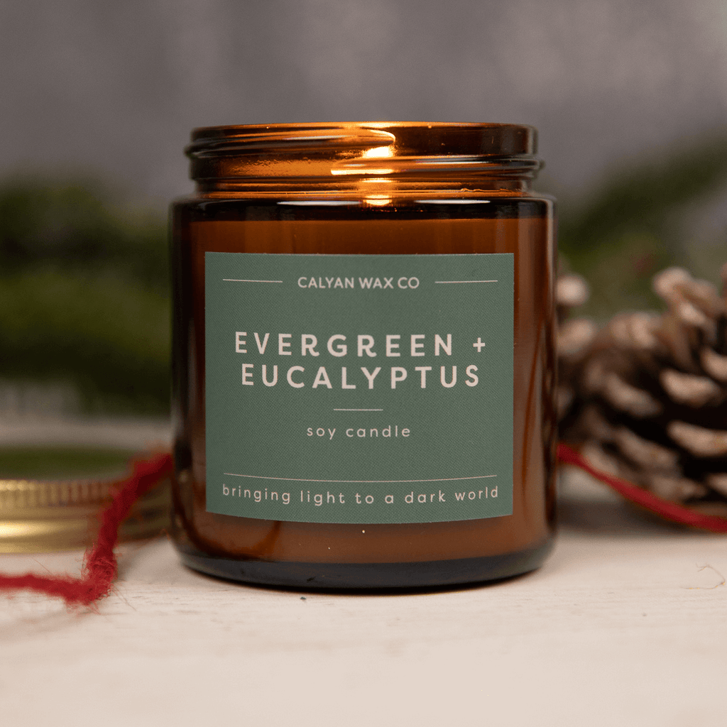 Evergreen & Eucalyptus Candle Calyan Wax Co. — Hygge Box