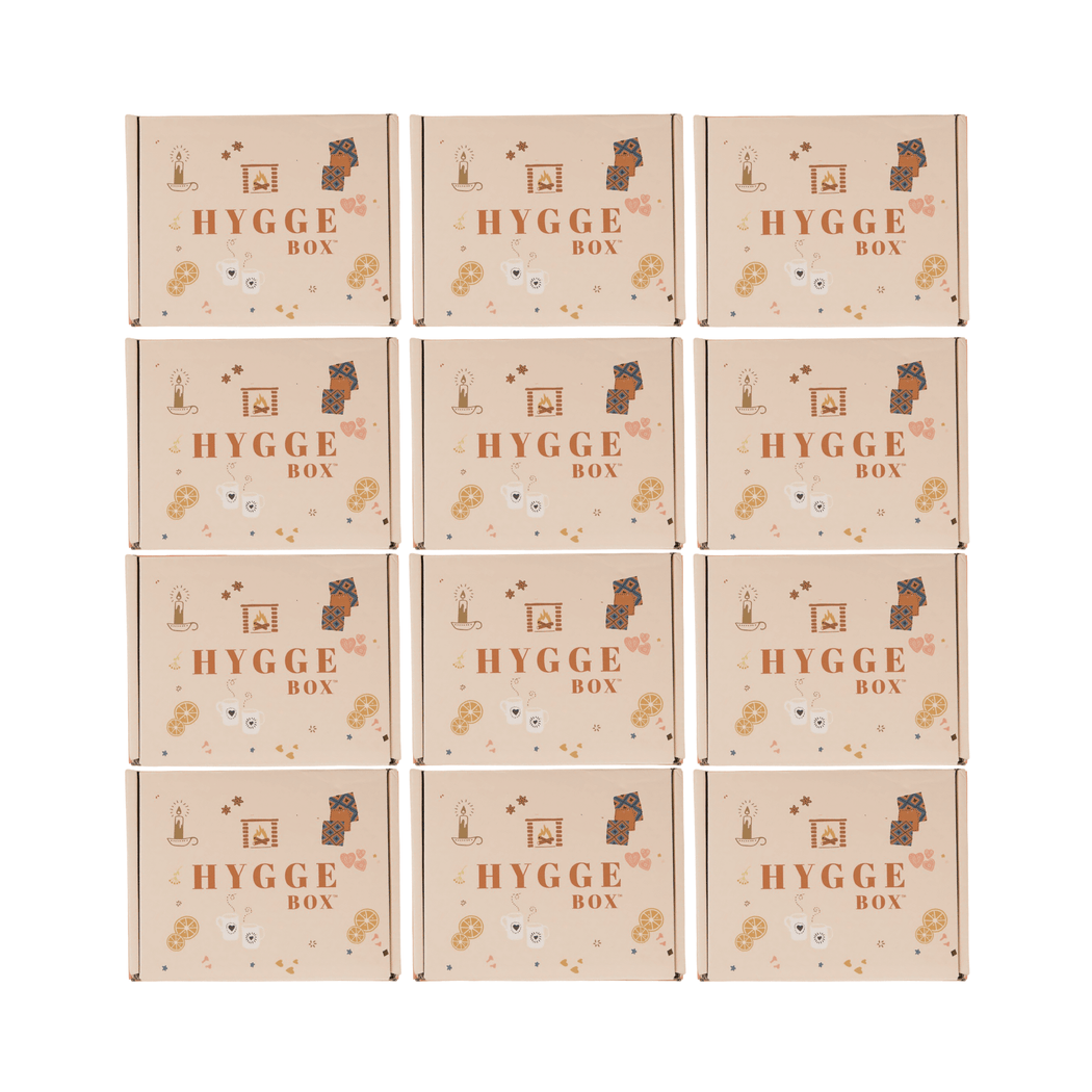 Twelve Hygge Boxes from Shop Hygge Box