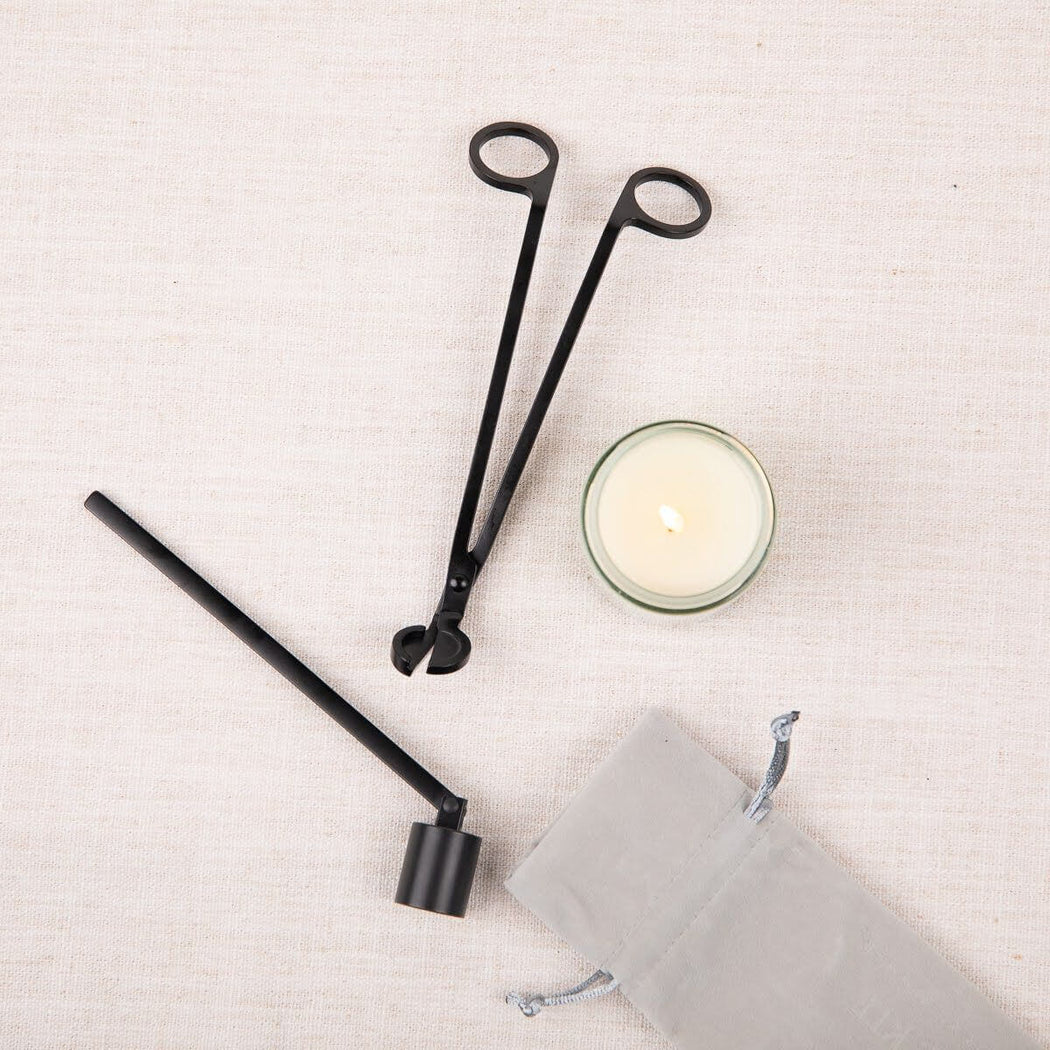 Hygge Haus Candle Care Kit Matte Black | Shop Hygge Box