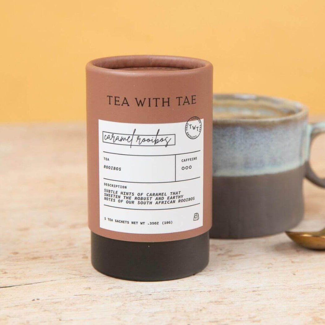 Caramel Rooibos Mini Tea Tube | Tea with Tae