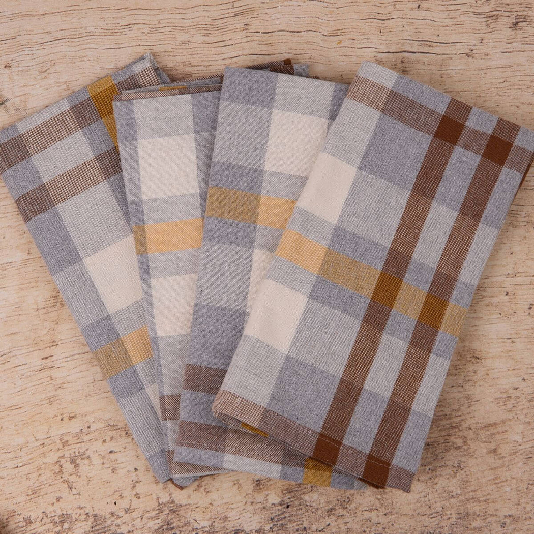 Recycled Cotton 2nd Spin Maize Napkins Set of 4 | Shop Hygge Box