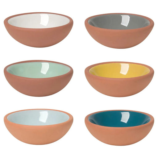 Terracotta Pinch Bowls - Set of 6 by Danica Heirloom