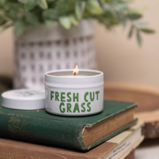 Fresh Cut Grass Soy Candle | 4 oz tin