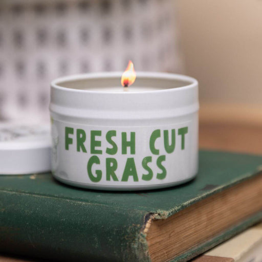 Fresh Cut Grass Soy Candle | 4 oz tin