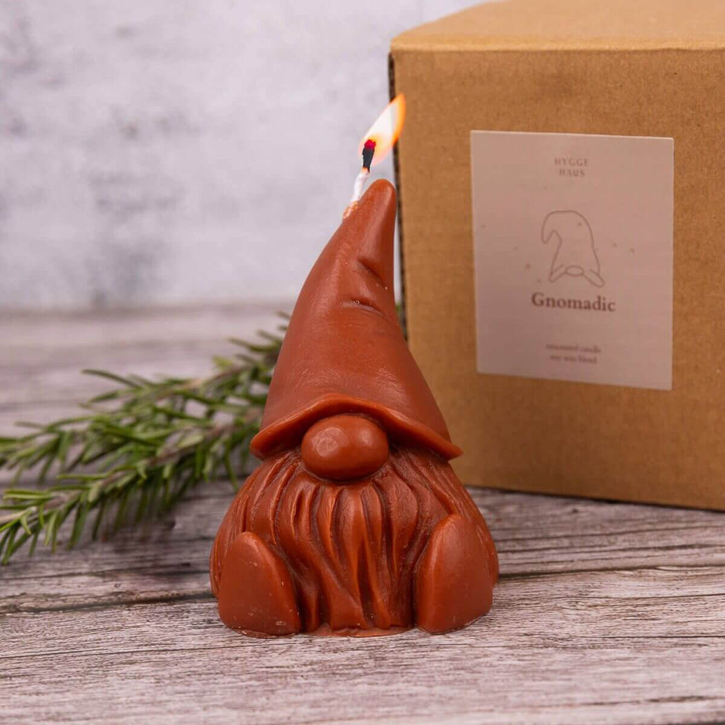Gnome Shape Candle | Hygge Haus