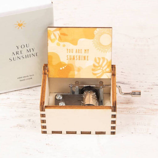 Hand Crank Wooden Music Box | Shop Hygge Box