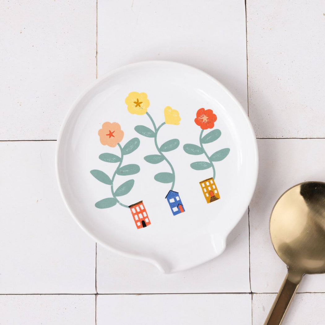 Now Designs In This Together Ceramic Spoon Rest
