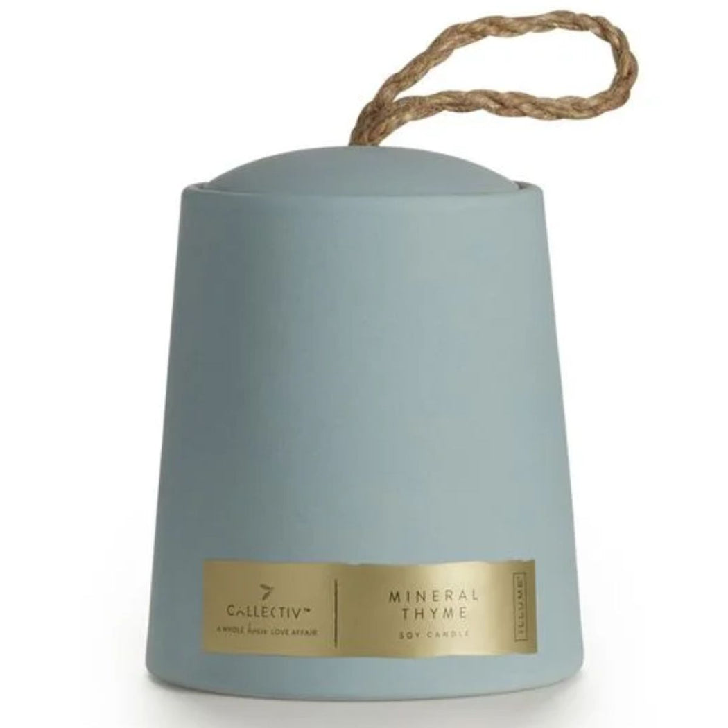 Illume Mineral Thyme Candle in Ceramic Jar