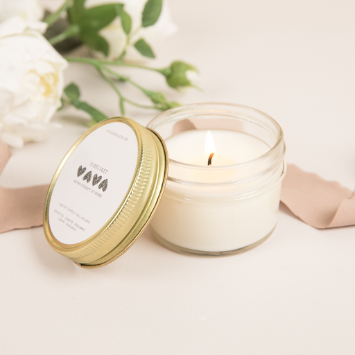 Hygge Haus Forelsket White Tea and Jasmine Scented Soy Candle