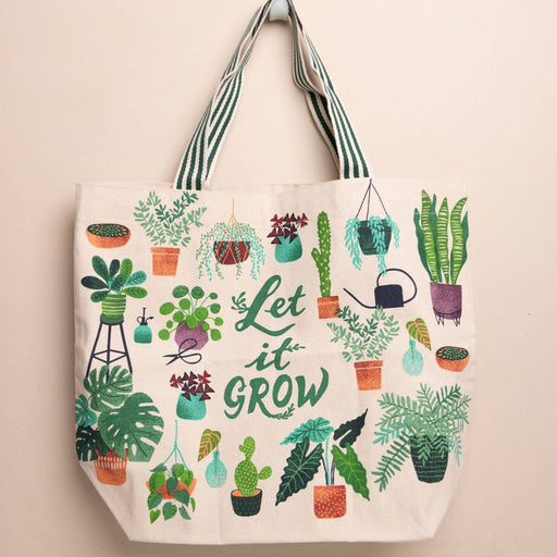 Danica Studio Let It Grow Cotton Tote Bag  18x15
