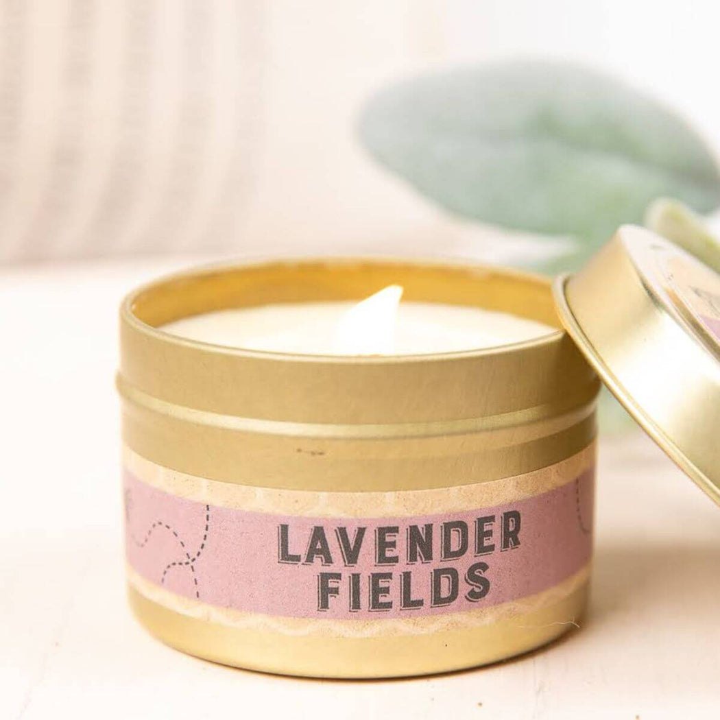 Messner Bee Farm Lavender Fields Candle 4 oz | Shop Hygge Box