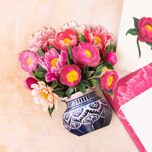 Mini Peony Pop-Up Card