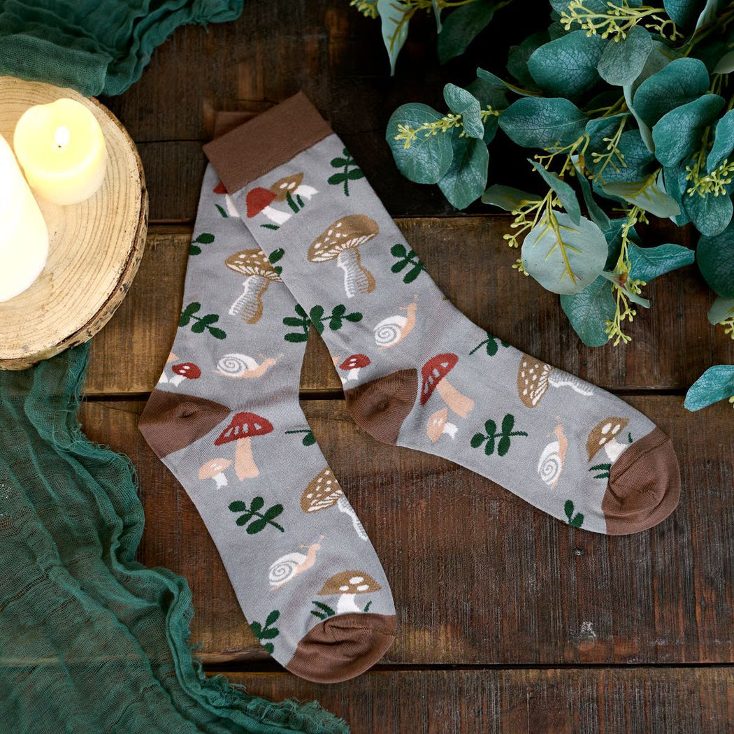 Woodland Mushroom Socks