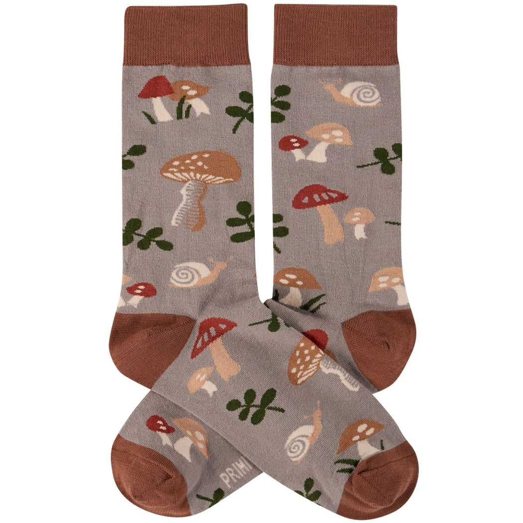 Woodland Mushroom Socks