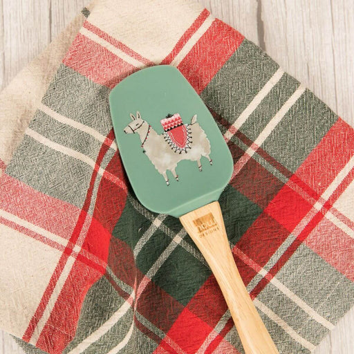 Now Designs Happy Llama Days Spoonula Green | Shop Hygge Box