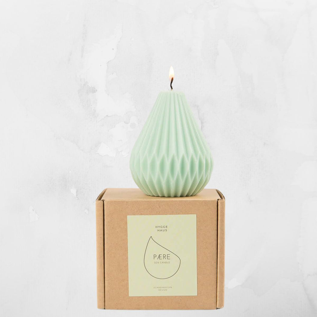 Pear Shape Art Candle Unscented