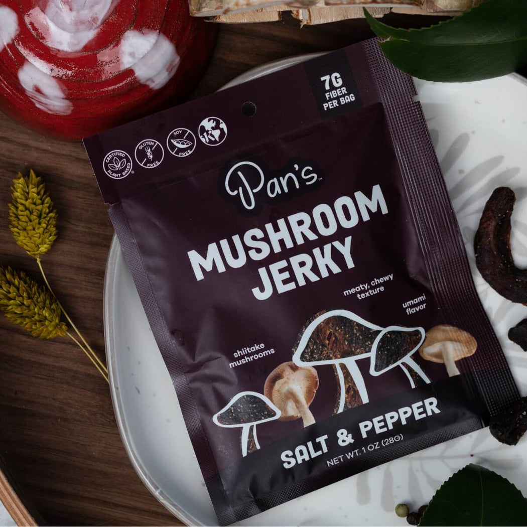Mushroom Jerky - Salt & Pepper