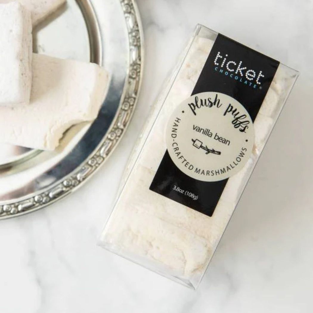 Ticket Chocolate Vanilla Bean Handcrafted Marshmallows | Shop Hygge Box