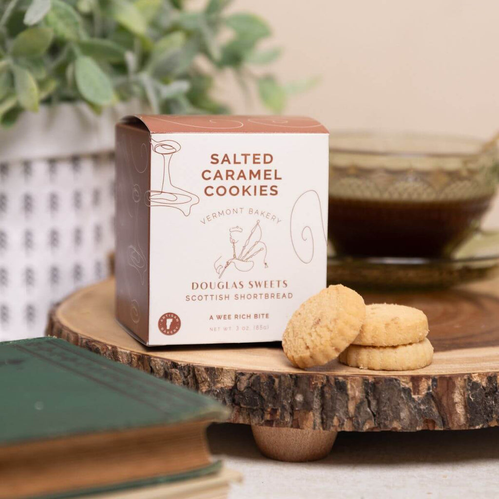 Salted Caramel Shortbread Cookies Made in Vermont — Hygge Box
