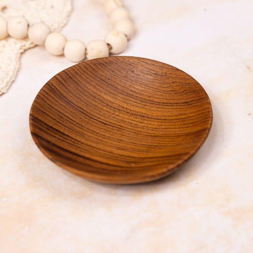 Reclaimed Teak Wood Round Plate | Shop Hygge Box