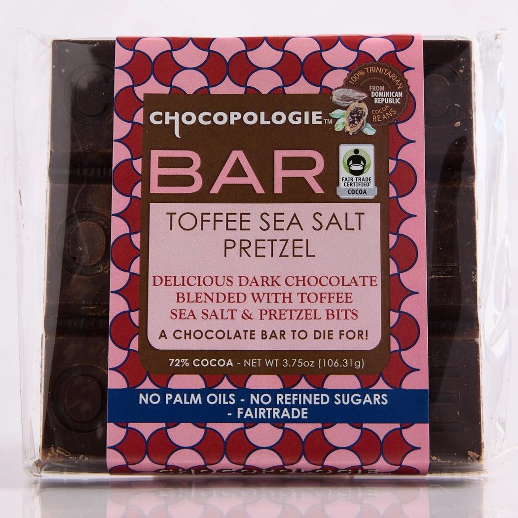 Toffee Sea Salt Pretzel Chocolate Bar