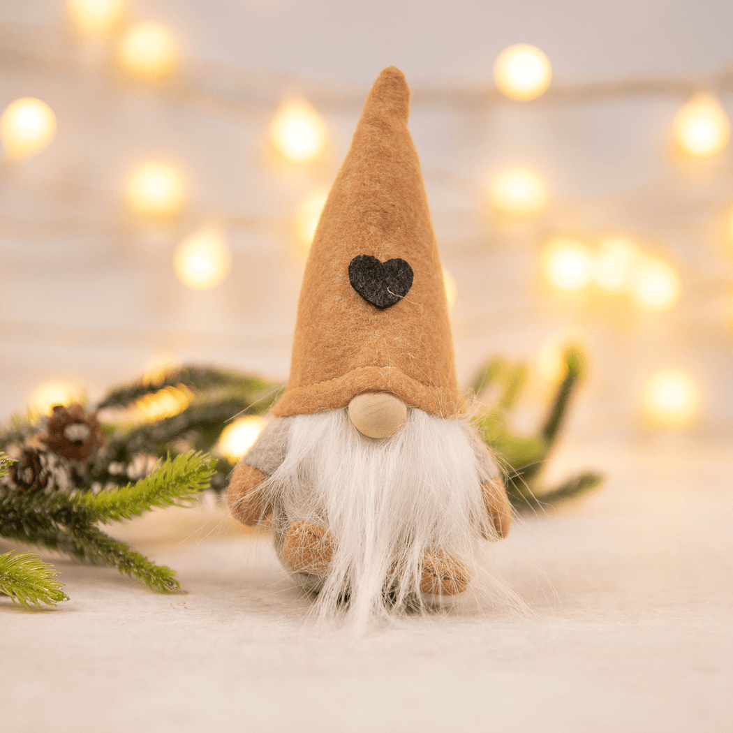 Hygge Haus Gnome is Where the Heart Is Beige Gnome