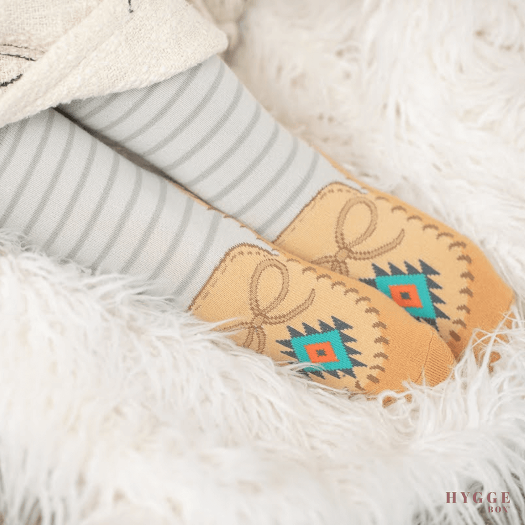 Moccasin Slipper Socks Hygge Box