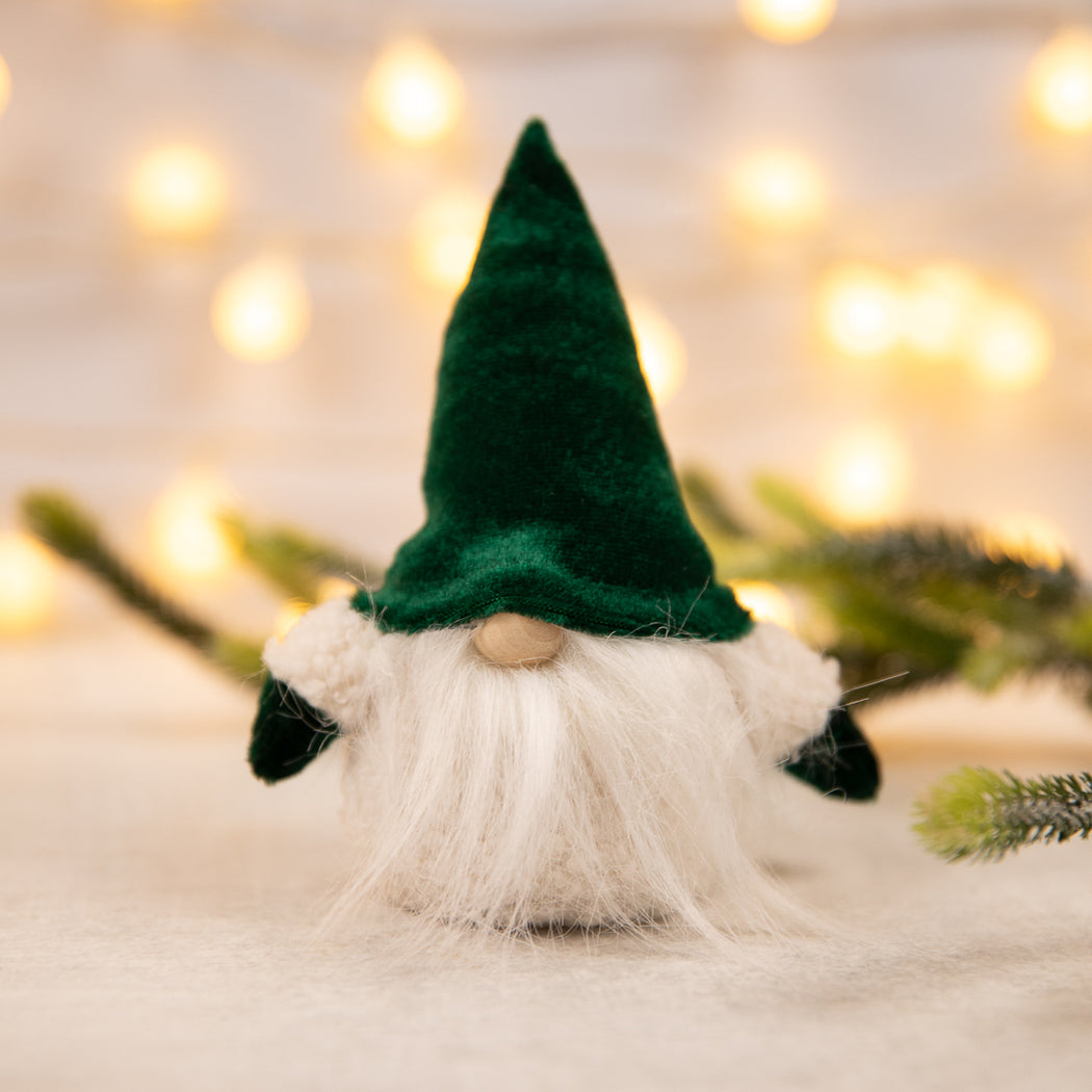 Hygge Haus Gnome with Green Velvet Hat