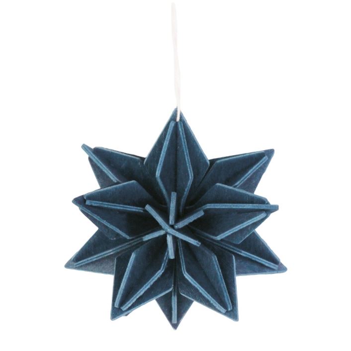 Lovi Star 7cm Dark Blue Scandinavian Gift