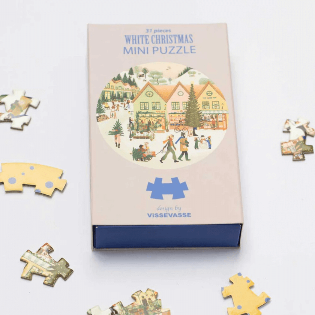 Mini Puzzle White Winter