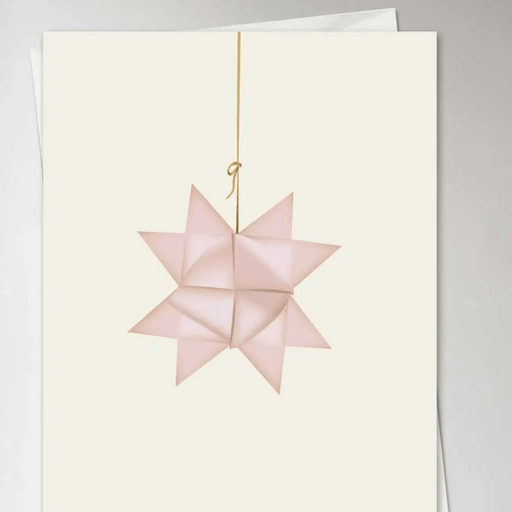 ViSSEVASSE Pink Star Card | Made in Denmark | Hygge
