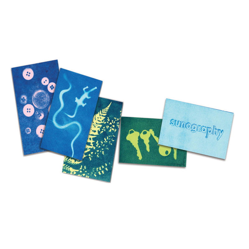 5 Paper Sunography Cards